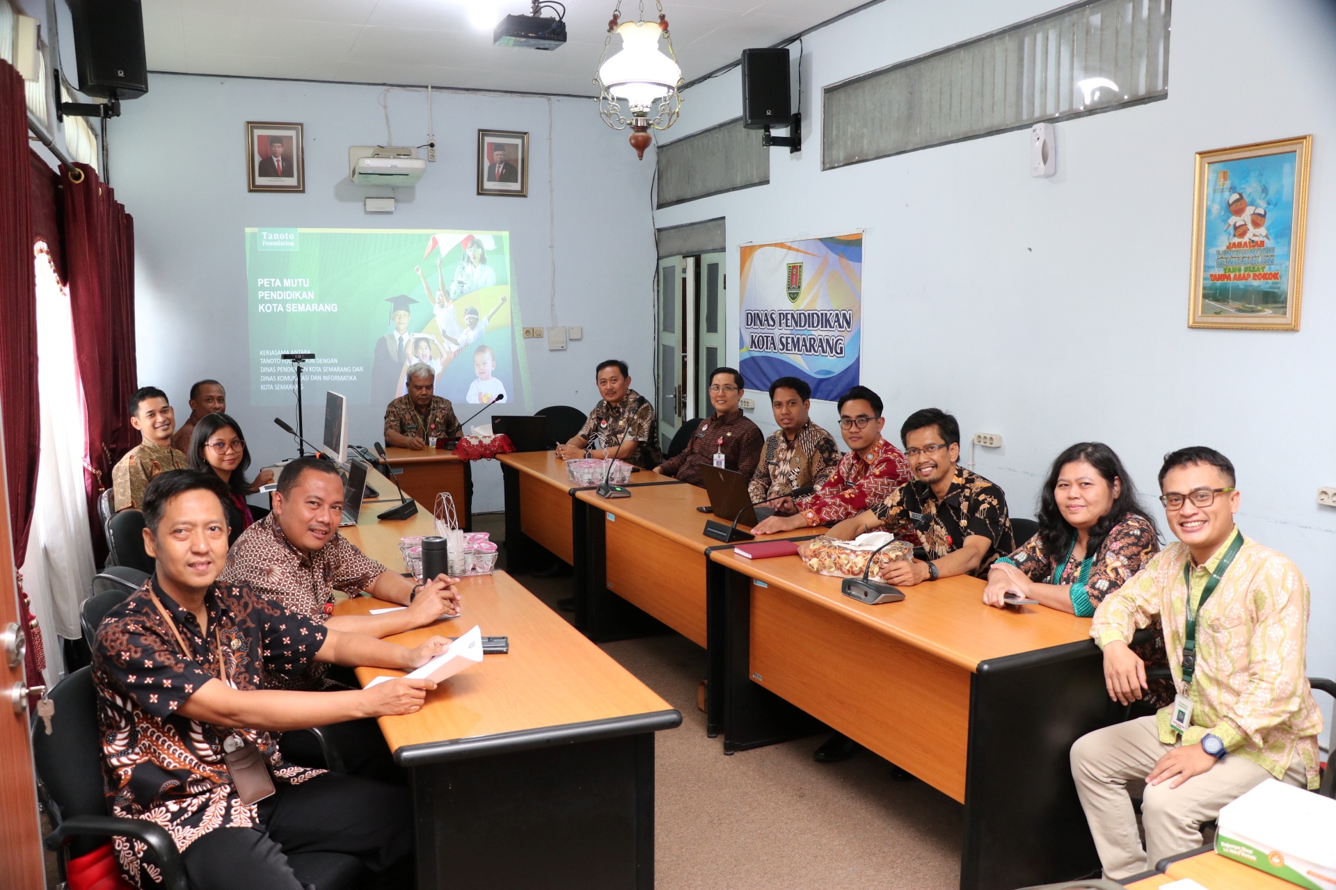 DISKOMINFO Kota Semarang Hadiri Diskusi dan Koordinasi Kebijakan Peta Mutu Pendidikan di Dinas Pendidikan Kota Semarang